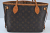 Authentic Louis Vuitton Monogram Neverfull PM Shoulder Tote Bag M40155 LV K9423