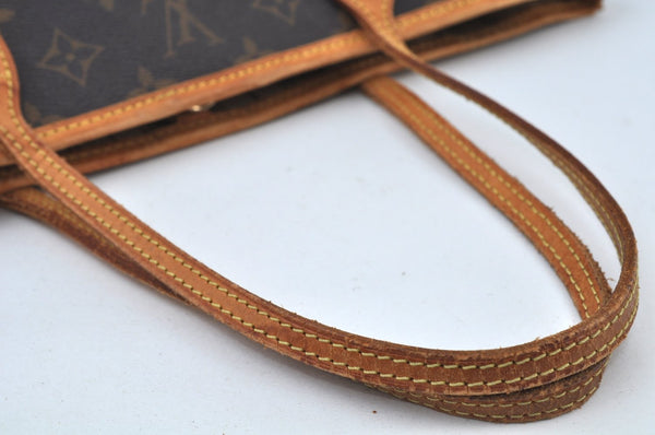 Authentic Louis Vuitton Monogram Neverfull PM Shoulder Tote Bag M40155 LV K9423