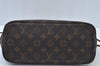 Authentic Louis Vuitton Monogram Neverfull PM Shoulder Tote Bag M40155 LV K9423
