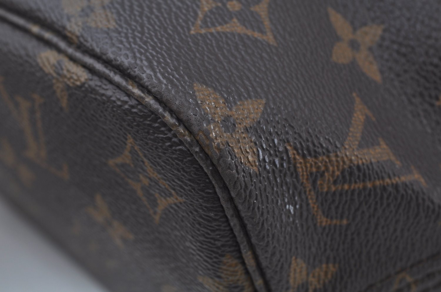 Authentic Louis Vuitton Monogram Neverfull PM Shoulder Tote Bag M40155 LV K9423