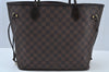 Authentic Louis Vuitton Damier Neverfull MM Shoulder Tote Bag N51105 LV K9467