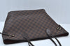 Authentic Louis Vuitton Damier Neverfull MM Shoulder Tote Bag N51105 LV K9467
