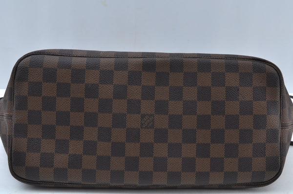 Authentic Louis Vuitton Damier Neverfull MM Shoulder Tote Bag N51105 LV K9467