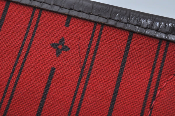 Authentic Louis Vuitton Damier Neverfull MM Shoulder Tote Bag N51105 LV K9467