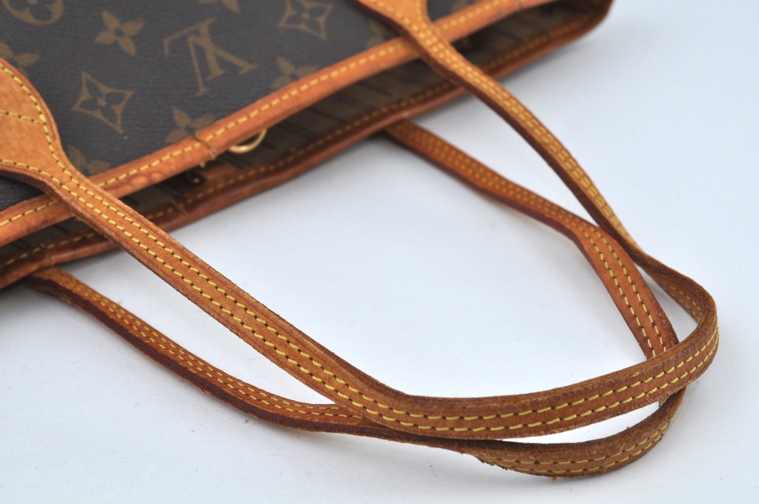 Authentic Louis Vuitton Monogram Neverfull PM Shoulder Tote Bag M40155 LV K9739