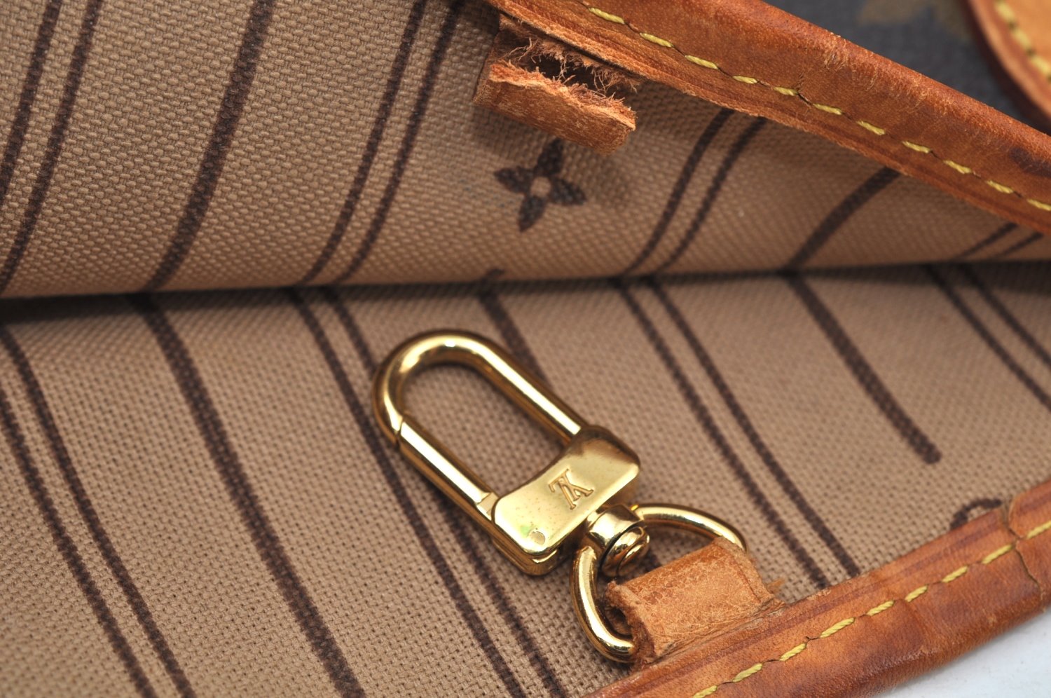 Authentic Louis Vuitton Monogram Neverfull PM Shoulder Tote Bag M40155 LV K9739