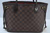 Authentic Louis Vuitton Damier Neverfull PM Shoulder Tote Bag N51109 LV K9740
