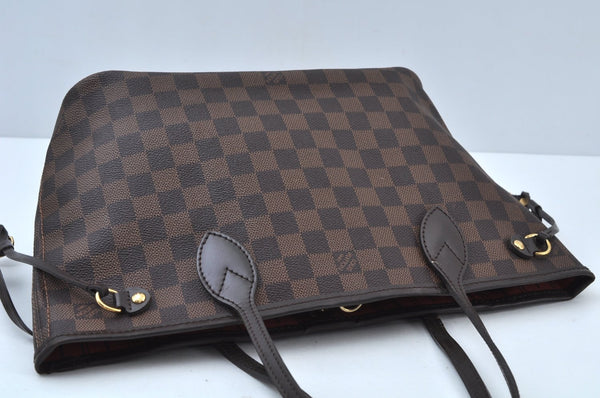 Authentic Louis Vuitton Damier Neverfull PM Shoulder Tote Bag N51109 LV K9740