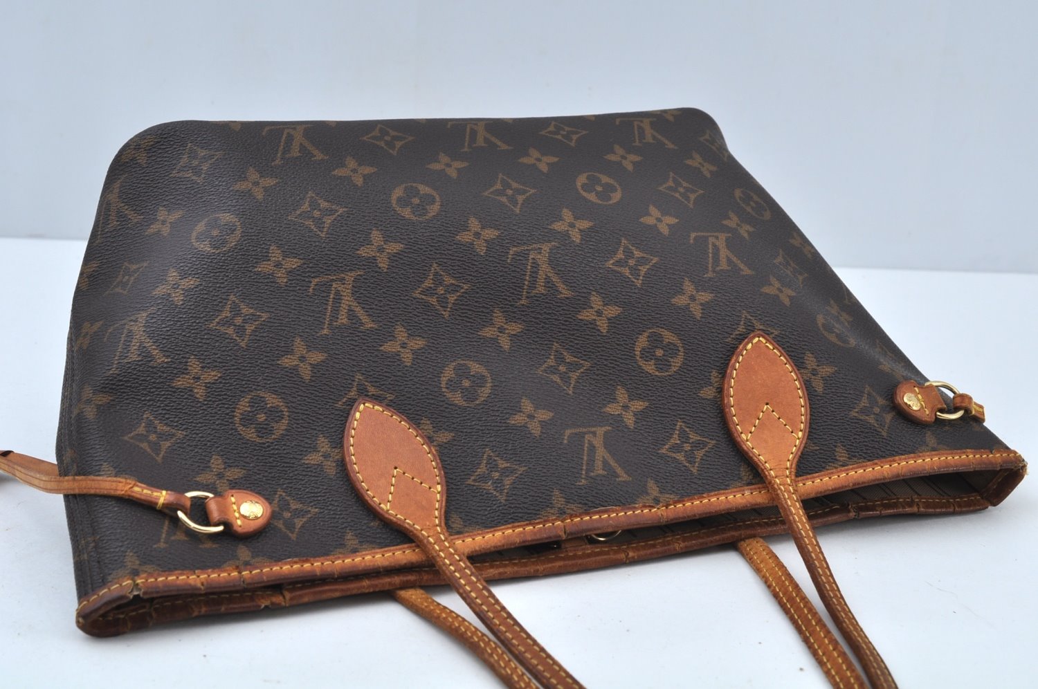 Authentic Louis Vuitton Monogram Neverfull PM Shoulder Tote Bag M40155 LV K9746