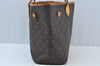 Authentic Louis Vuitton Monogram Neverfull MM Shoulder Tote Bag M40156 LV K9785