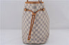 Authentic Louis Vuitton Damier Azur Neverfull MM Tote Bag N51107 LV 0035E
