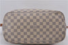Authentic Louis Vuitton Damier Azur Neverfull MM Tote Bag N51107 LV 0035E
