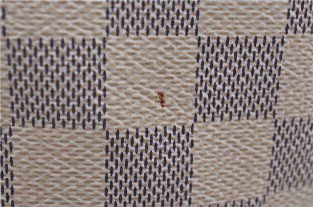 Authentic Louis Vuitton Damier Azur Neverfull MM Tote Bag N51107 LV 0035E