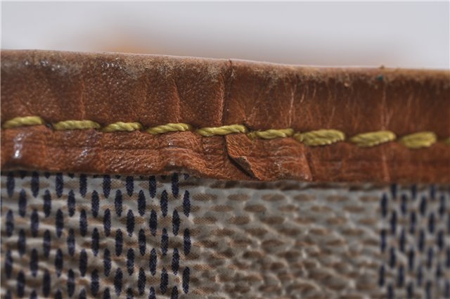 Authentic Louis Vuitton Damier Azur Neverfull MM Tote Bag N51107 LV 0035E