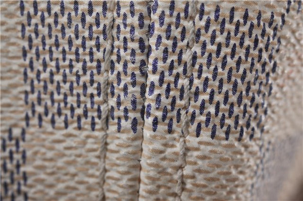 Authentic Louis Vuitton Damier Azur Neverfull MM Tote Bag N51107 LV 0035E