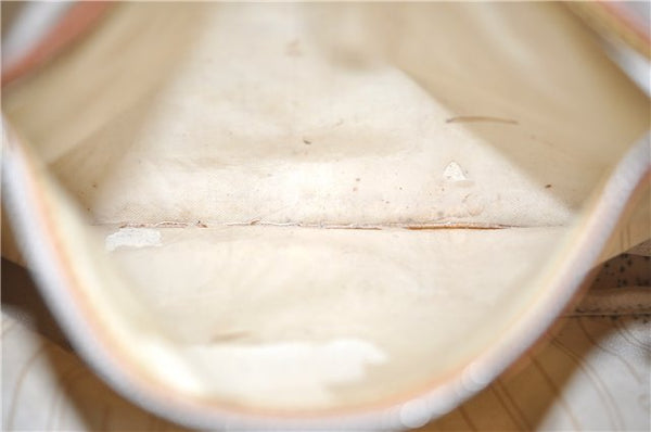 Authentic Louis Vuitton Damier Azur Neverfull MM Tote Bag N51107 LV 0035E