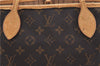 Authentic Louis Vuitton Monogram Neverfull PM Tote Bag M40155 LV 0054D