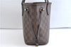 Authentic Louis Vuitton Damier Neverfull PM Shoulder Tote Bag N51109 LV 0180F