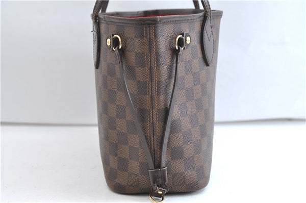 Authentic Louis Vuitton Damier Neverfull PM Shoulder Tote Bag N51109 LV 0180F