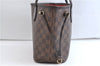 Authentic Louis Vuitton Damier Neverfull PM Shoulder Tote Bag N51109 LV 0180F