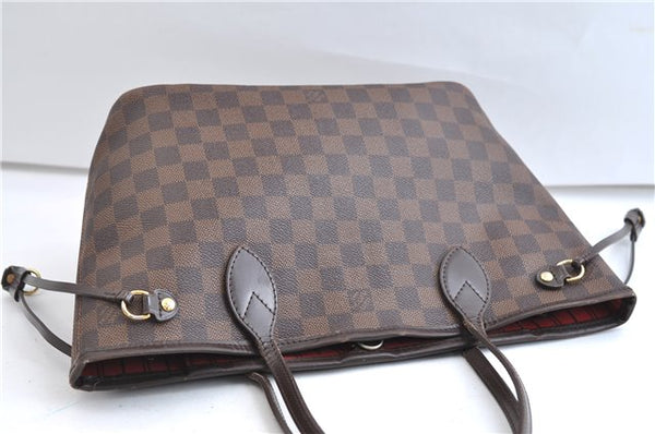 Authentic Louis Vuitton Damier Neverfull PM Shoulder Tote Bag N51109 LV 0180F
