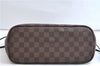 Authentic Louis Vuitton Damier Neverfull PM Shoulder Tote Bag N51109 LV 0180F