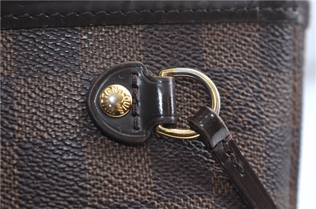 Authentic Louis Vuitton Damier Neverfull PM Shoulder Tote Bag N51109 LV 0180F