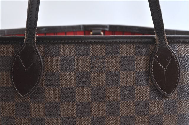 Authentic Louis Vuitton Damier Neverfull PM Shoulder Tote Bag N51109 LV 0180F