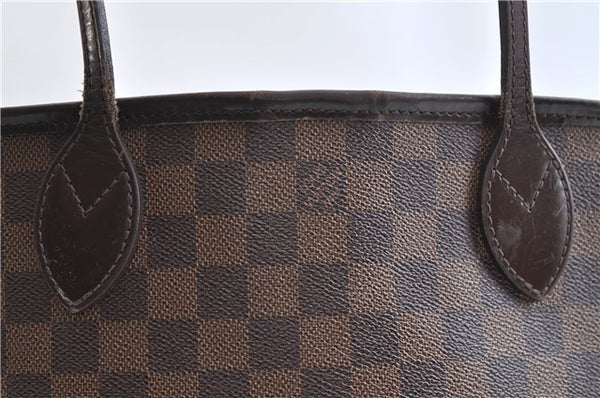 Authentic Louis Vuitton Damier Neverfull PM Shoulder Tote Bag N51109 LV 0180F