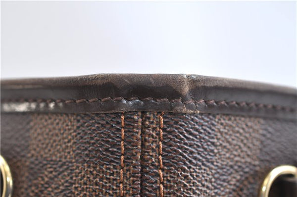 Authentic Louis Vuitton Damier Neverfull PM Shoulder Tote Bag N51109 LV 0180F