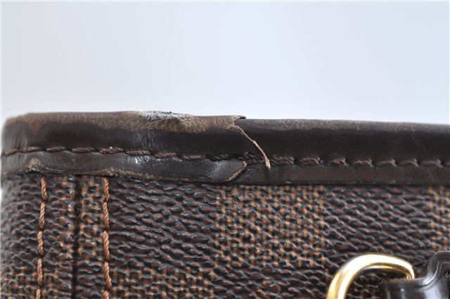 Authentic Louis Vuitton Damier Neverfull PM Shoulder Tote Bag N51109 LV 0180F