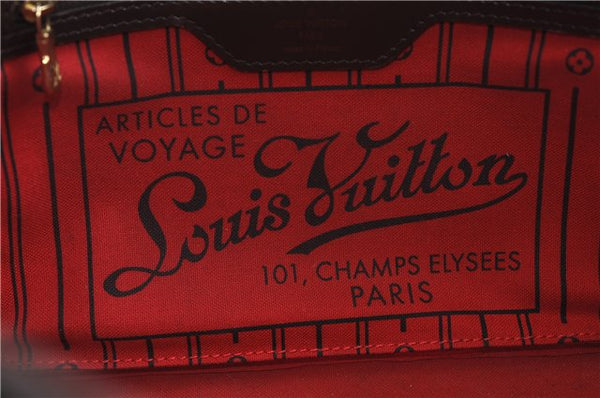 Authentic Louis Vuitton Damier Neverfull PM Shoulder Tote Bag N51109 LV 0180F