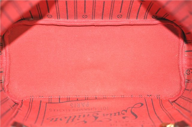 Authentic Louis Vuitton Damier Neverfull PM Shoulder Tote Bag N51109 LV 0180F