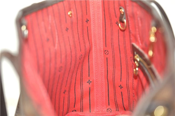 Authentic Louis Vuitton Damier Neverfull PM Shoulder Tote Bag N51109 LV 0180F