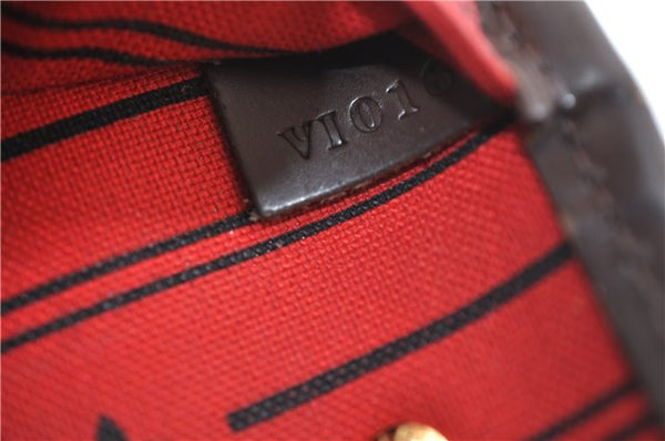 Authentic Louis Vuitton Damier Neverfull PM Shoulder Tote Bag N51109 LV 0180F