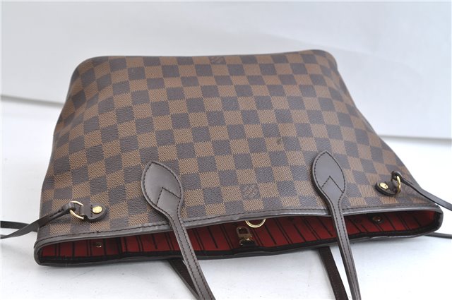 Authentic Louis Vuitton Damier Neverfull PM Shoulder Tote Bag N51109 LV 0325F