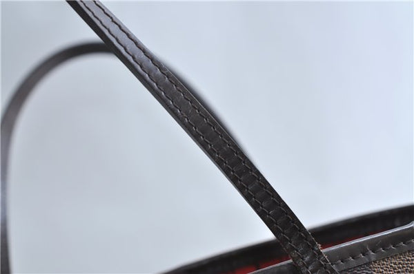 Authentic Louis Vuitton Damier Neverfull PM Shoulder Tote Bag N51109 LV 0325F