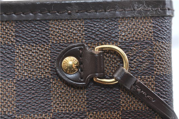 Authentic Louis Vuitton Damier Neverfull PM Shoulder Tote Bag N51109 LV 0325F