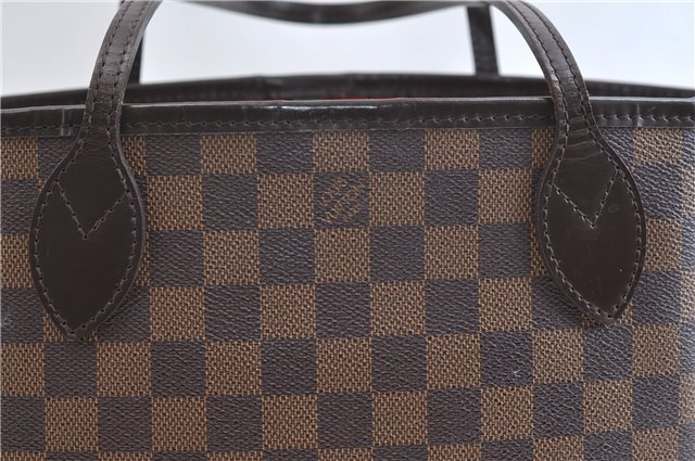 Authentic Louis Vuitton Damier Neverfull PM Shoulder Tote Bag N51109 LV 0325F