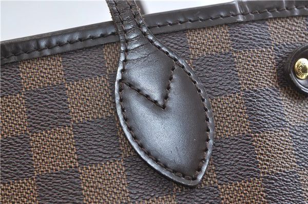 Authentic Louis Vuitton Damier Neverfull PM Shoulder Tote Bag N51109 LV 0325F