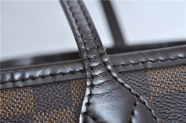 Authentic Louis Vuitton Damier Neverfull PM Shoulder Tote Bag N51109 LV 0325F
