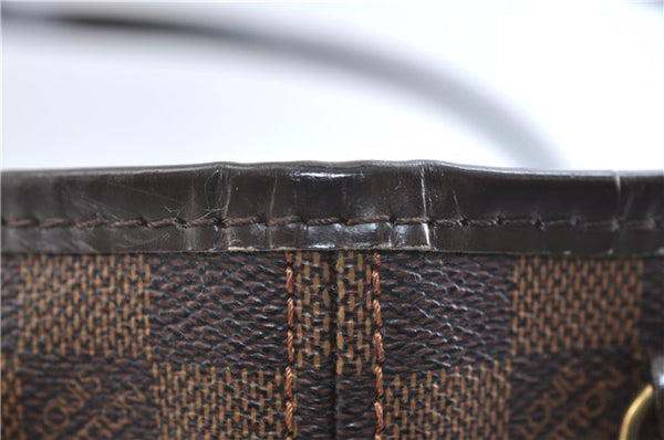 Authentic Louis Vuitton Damier Neverfull PM Shoulder Tote Bag N51109 LV 0325F