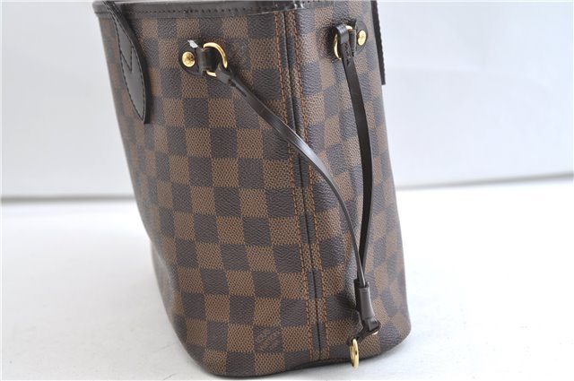 Authentic Louis Vuitton Damier Neverfull PM Shoulder Tote Bag N51109 LV 0325F