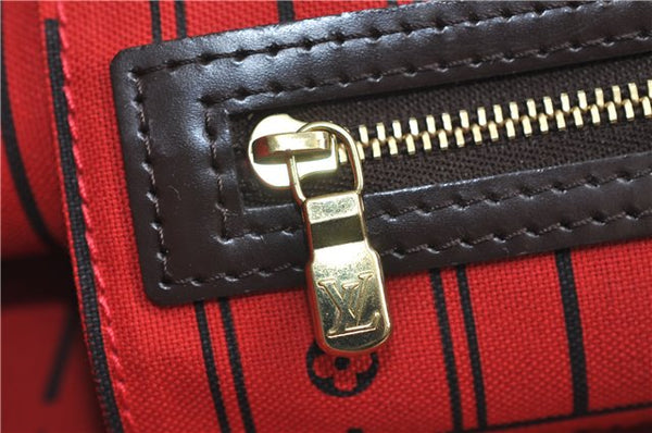 Authentic Louis Vuitton Damier Neverfull PM Shoulder Tote Bag N51109 LV 0325F