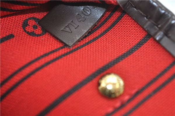 Authentic Louis Vuitton Damier Neverfull PM Shoulder Tote Bag N51109 LV 0325F