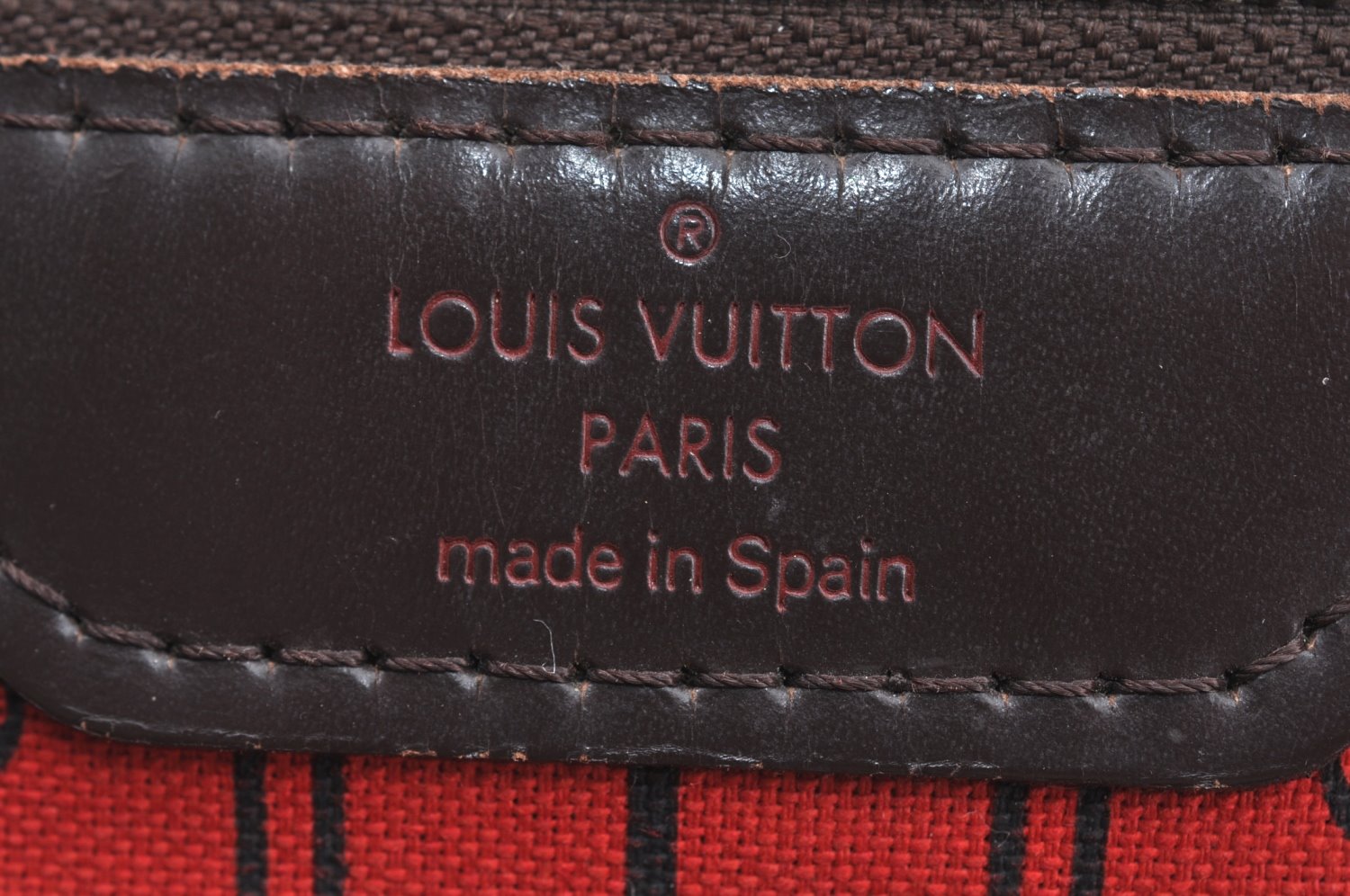 Authentic Louis Vuitton Damier Neverfull MM Shoulder Tote Bag N51105 LV 0333F