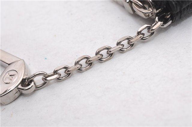 Authentic Louis Vuitton Damier Graphite Pochette Cles Coin Case N60155 Box 0358F