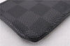 Authentic Louis Vuitton Damier Graphite Pochette Cles Coin Case N60155 Box 0358F