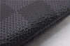 Authentic Louis Vuitton Damier Graphite Pochette Cles Coin Case N60155 Box 0358F