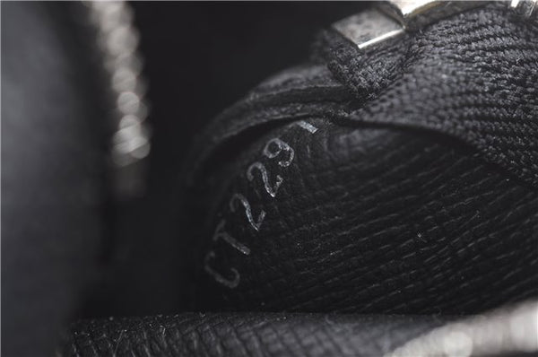 Authentic Louis Vuitton Damier Graphite Pochette Cles Coin Case N60155 Box 0358F